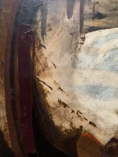  mile Marz mile Marz Abstract Painting Oil On Canvas France 1970 - 1824498