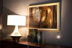  mile Marz mile Marz Abstract Painting Oil On Canvas France 1970 - 1824515