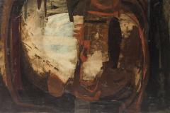  mile Marz mile Marz Abstract Painting Oil On Canvas France 1970 - 1825794