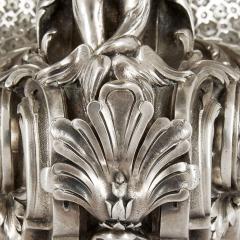  mile Sanner Large antique silver centrepiece with mythological scenes by mile Sanner - 4330185