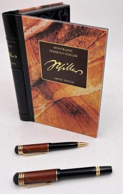  pen maker Montblanc Montblanc F Schiller Rare Set of 2 Fountain Pen and Pencil Limited Edition - 3252767