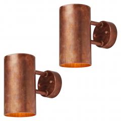  rsj Hans Agne Jakobsson C 627 110 Rulle Darkly Patinated Outdoor Sconce - 2876390