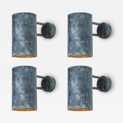  rsj Large Hans Agne Jakobsson C 627 Rulle Darkly Patinated Outdoor Sconce - 2879481