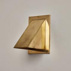  rsj Pair of Jonas Bohlin Oxid Raw Brass Outdoor Wall Lights for rsj  - 3480944