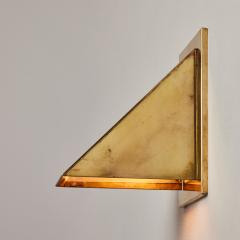  rsj Pair of Jonas Bohlin Oxid Raw Brass Outdoor Wall Lights for rsj  - 3480945