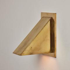  rsj Pair of Jonas Bohlin Oxid Raw Brass Outdoor Wall Lights for rsj  - 3480948