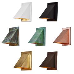  rsj Pair of Jonas Bohlin Oxid Raw Brass Outdoor Wall Lights for rsj  - 3480949