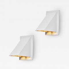  rsj Pair of Jonas Bohlin Oxid Wall Lights for rsj in White - 3482197