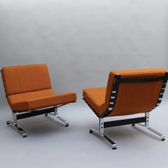  tienne Fermigier 5 Fine French 1960 s Slipper Lounge Chairs by Etienne Fermigier - 4656620