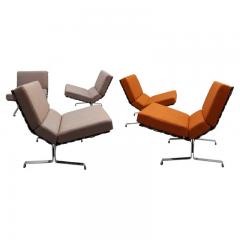  tienne Fermigier 5 Fine French 1960 s Slipper Lounge Chairs by Etienne Fermigier - 4658747