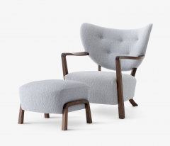  tradition Wulff lounge chair ottoman 1930s J rgen Wolff design - 4720819