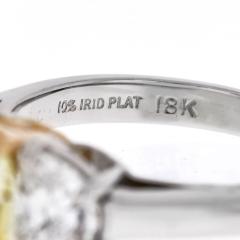 1 06 carat Round Diamond L Half Moons Ring - 4438013