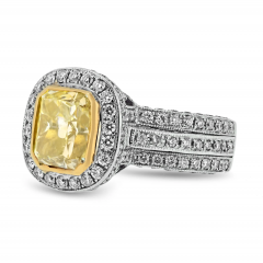 1 06 carat Round Diamond L Ring - 3909515