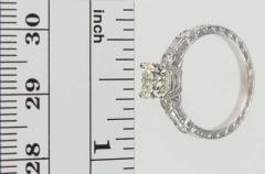 1 11 CARAT CUSHION CUT DIAMOND ENGAGEMENT RING - 2783433