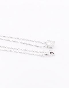 1 21 Carat Cushion Cut Lab Grown Diamond Solitaire Pendant Necklace - 3512980