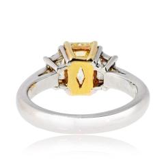 1 32 carat Emerald Cut Diamond FIY GIA Three Stone Engagement Ring - 4438006