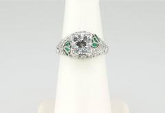 1 56 Carat Old European Cut Diamond Art Deco Engagement Ring - 199011