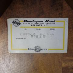 1 Vintage Gunlocke Remington Rand Industrial Stool in Birch - 2562499