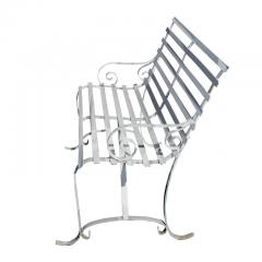 1 Vintage Wrought Iron Outdoor Bench - 2452408
