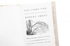 1 Volume Robert Frost You Come Too  - 3456100