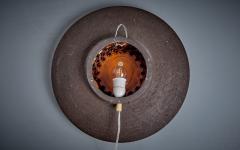 1 of 2 Red Flower Wall Lamp in Ceramic Nr 1 - 3227916