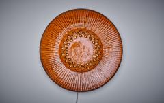 1 of 2 Red Flower Wall Lamp in Ceramic Nr 1 - 3227918