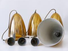 1 of 4 Elegant Mid Century Modern Pendant Lamps or Hanging Lights Germany 1950s - 3603192