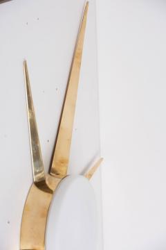 1 of 4 Huge Murano Glass and Brass Starburst Sconces or Wall Lamps - 609102