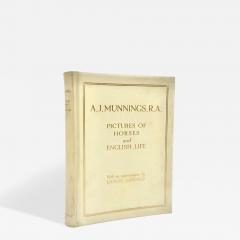 1 vol A J Munnings Pictures of Horses and English Life - 4483654