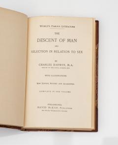 1 vol Charles Darwin The Descent of Man and Selection in Relation to Sex - 4543154