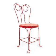 10 Outdoor Painted Wire Chairs - 4673588
