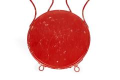 10 Outdoor Painted Wire Chairs - 4673592