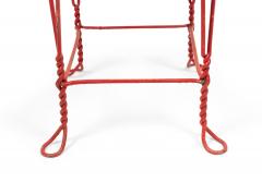 10 Outdoor Painted Wire Chairs - 4673596