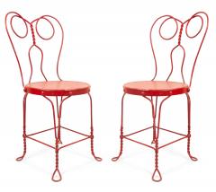 10 Outdoor Painted Wire Chairs - 4735429