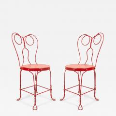10 Outdoor Painted Wire Chairs - 4735455