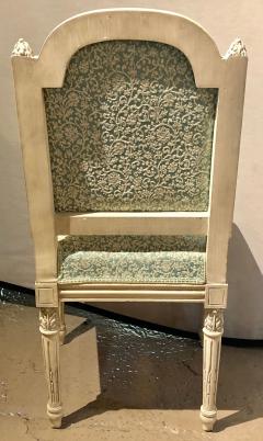 10 Paint Decorated Louis XVI Style Side Dining Chairs Finely Carved - 2955495