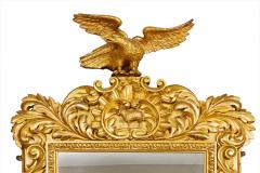 1030 William IV Gilt Mirror with Carved Eagle and Lamb - 2498019