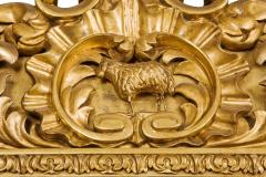 1030 William IV Gilt Mirror with Carved Eagle and Lamb - 2498020