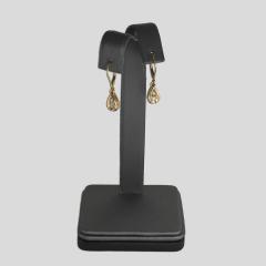 10K Yellow Gold Diamond Dangle Earrings 0 20ct - 4738191