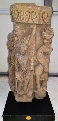 10th Century Temple Bracket Buff Sandstone Central India - 4128304