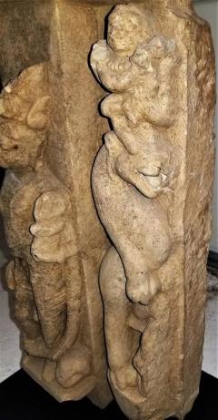 10th Century Temple Bracket Buff Sandstone Central India - 4128337