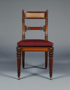 11009d A SUPERB SET OF SIX REGENCY CARVED MAHOGANY SIDE CHAIRS - 3569543