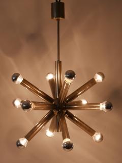 12 Armed Mid Century Modern Sputnik Chandelier or Pendant Lamp 1960s Germany - 1837297