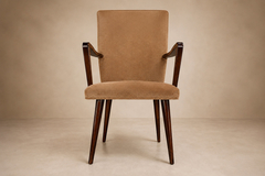 12 Brazilian Rosewood and Mohair Dining Chairs Including Two Head Chairs - 4763736