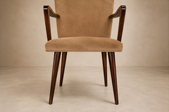 12 Brazilian Rosewood and Mohair Dining Chairs Including Two Head Chairs - 4763737