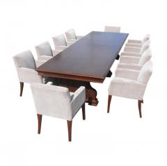 12 FT 1900s Royal Dutch Shell Group Antique Oak Table - 2618559