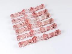 12 French Art Deco Dachshund Basset Hound Knife Rests Ros Glass France 1930s - 4068263