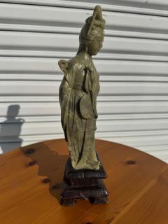12 Vintage Soapstone Sculpture of a Woman - 4432623
