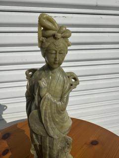 12 Vintage Soapstone Sculpture of a Woman - 4432657