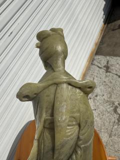 12 Vintage Soapstone Sculpture of a Woman - 4432660